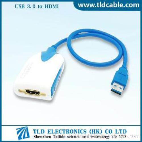 new design USB3.0 to HDMI Video Audio Converter PC to HDTV Adapter